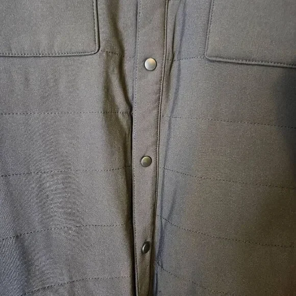 Spyder mens Transit black insulated shirt jacket. Size XL - Picture 2 of 6